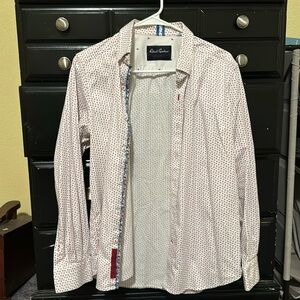 Mens medium Robert Graham button down shirt